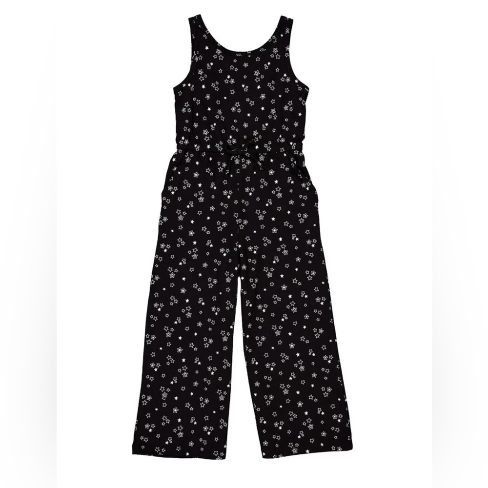 Wonder Nation Black Star cargo  jumpsuit‎
